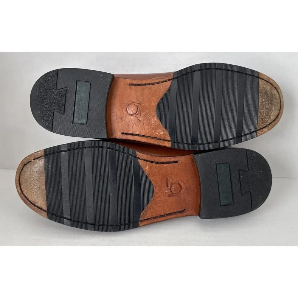 French Shriner‎ Brown Tassel Loafers 10.5 M Drexel Leather Comfort Casual Dress